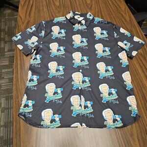 Bob Uecker Mr. Baseball Men's button XL Milwaukee Brewers MLB